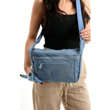 Sanmorris Kadın Su Geçirmez Çok Cepli Çapraz Okul ve Seyahat Çantası