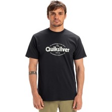 Quiksilver Erkek Mavi Tişört Standart Kalıp Kullanım Alanı: Outdoor Giyim Beden: XS