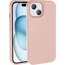 ekılıf - Apple iPhone 14 - Kılıf Magsafe Şarj Özellikli Sıvı Teknolojili Silinebilir Sert Kivi Kapak - Pembe - T32416