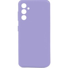 ekılıf - Samsung Galaxy A34 - Kılıf Mat Soft Esnek Biye Silikon - Lila - T26644