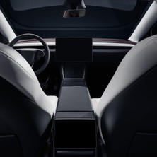Tesla Model Y Jüniper 2025 15,4 Inc Navigasyon ve Arka Yolcu Ekran Uyumlu Nano Koruyucu 2li Set