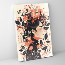 Popcas Frida Kahlo Tarzı Duvar Sanatı - Kanvas Tablo Ev Dekorasyonu Için Frida Kahlo Sanatı