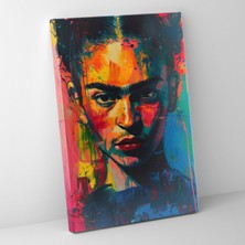 Popcas Frida Kahlo Tarzı Kanvas Duvar Sanatı - Frida Kahlo Kanvas Duvar Sanatı Duvar Dekorasyonu