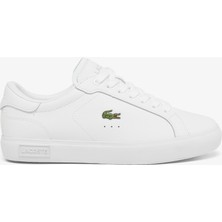 Lacoste Powercourt  Leather Kadın Beyaz Sneaker
