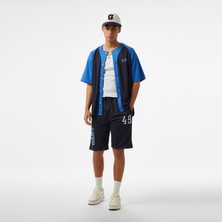 Hoss x Gant 49 Baskılı Erkek Lacivert Şort