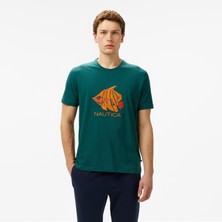 Nautica Erkek Yeşil Regular Fit T-Shirt