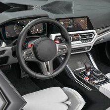 Bmw M4 Uyumlu Navigasyon,dijital Gösterge ve Vites Etrafı Nano ve Piano Black 9h Tpu Koruyucu 3lü Set 2019-2022