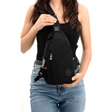 Sanmorris Kadın Su Geçirmez Buruşuk Kumaş Çapraz Çanta