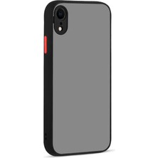 Royal Case iPhone Xr Kılıf Arkası Buğulu Kenarları Renkli Sert Premium Silikon Kapak Rcv/hux