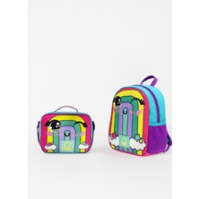 United Colors of Benetton . Gökkuşağı Desenli Kız Çocuk Anaokul Çantası