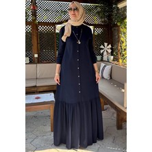 Süreyya Gömlek Elbise  Lacivert