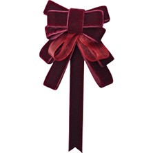 Season Love Bordo Kadife Yaka Broş,yaka Çiçeği, Yaka Iğnesi