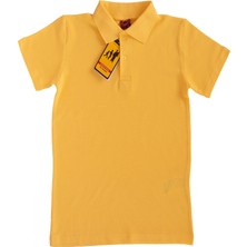 Kız Çocuk Okul Tarz %100 Pamuk T-Shirt -5-17 Yaş AG006