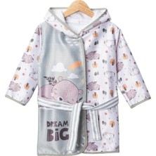 Çocuk Bornoz %100 Pamuk Koala Desen Erkek Bebek Çocuk Bornozu