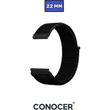 Xiaomi Watch S1 / S1 Pro / S1 Active Uyumlu Dokuma Cırtlı Spor Kordon Kayış 22MM