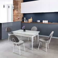 Atina 4 Sandalyeli Mutfak Masa Takımı