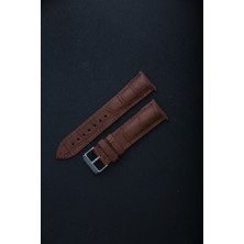 Hakiki Deri 22MM Akıllı Pimli Saat Kordonu