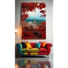 Özkacar Group Camii Portre Vıı Ev Duvar Salon Güzellik Salonu Ofis Dükkan Dekarasyon Kanvas Tablo