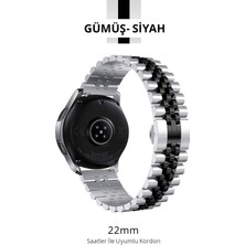 Samsung Gear S3 Frontier-Classic/samsung Galaxy Watch 3 (45MM)/WATCH 1 (46MM) Rolex Metal Kordon