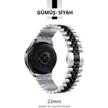 Amazfit Gtr 2/gtr 2e/gtr 47MM Uyumlu Rolex Metal Kordon (22MM)