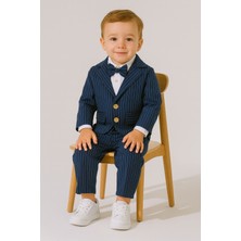 Erkek Bebek Exclusive Cut Luxury Zıbınlı Gömlek Ceketli Takım Elbise Özel Gün Düğün Party