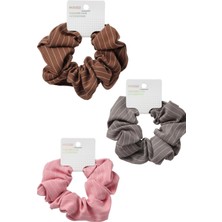 Fashion Serisi Çizgili Saç Lastiği (1 Adet)