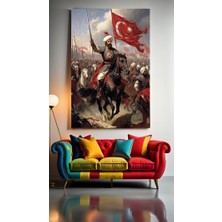 Özkacar Group Osmanlı Ordusu Portre Ev Duvar Salon Güzellik Salonu Ofis Dükkan Dekarasyon Kanvas Tablo