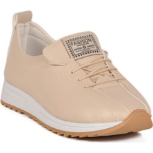 Ayk's 027 Z Bej Kadın Hafif Günlük Ayakkabı