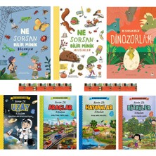 Ne Sorsan Bilir Minik – Mevsimler, Araçlar, Bitkiler, Dinozorlar, Hayvanlar, Uzay, Böcekler(7kitap)