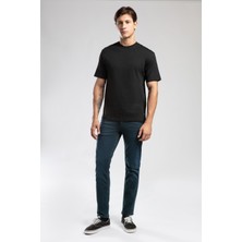 Hevass Erkek O Yaka T-Shirt Siyah