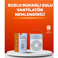 Mini USB Klima Fan | 3 Kademeli Spreyli Hava Soğutucu, Taşınabilir