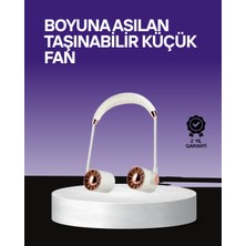Boyun Askılı Katlanabilir Fan 1000 Mah USB Şarjlı Taşınabilir