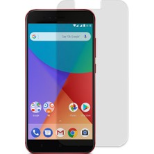 Xiaomi Mi A1 Uyumlu Şeffaf Temperli Cam Ekran Koruyucu