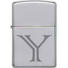 Zippo Çakmak Y Harf Gümüş Gri
