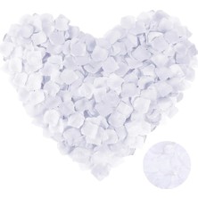 Beyaz Renk Gül Yaprağı - 1 Paket 100 Adet