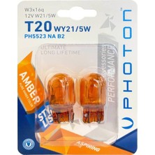 Ph 5523NA T20 21/5W 12V Çift Devre Amber 2'li Blıster