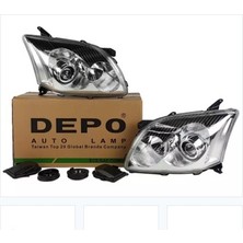 Toyota Uyumlu Avensis Yıl 2003-2006 Depo Sağ Far Elektrikli 81130-05160