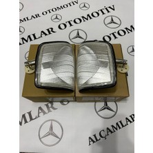 Alcamlar Mercedes 190 W201 Sinyal Lamba Takımı Sağ-Sol Depo Beyaz
