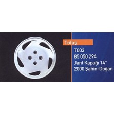 Tofaş Şahin Doğan Jant Kapağı 14 Inc 1 Adet T003TISA Gold