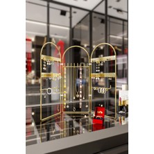 Şık Oval Takı ve Makyaj Düzenleyici, Dekoratif Saklama Kutusu