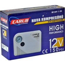 Carub 12V 150 Psi Yassı Beyaz Hava Kompresörü BR2491105