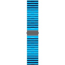 Galaxy Watch 46MM Uyumlu Krd-27 22MM Kordon Ecrz - Mavi