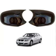 Bmw E60 2004-2010 5.seri Parlak Siyah Batman Ayna Kapagı