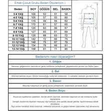 Mckanzie 1252 Garson Likralı Fletolu Lastikli Okul Pantolonu (10-13)