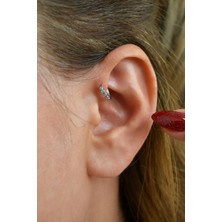 Sacce Scarves & Accessories Zirkon Incecik 5 mm Mini Halka Piercing Forward Helix Tragus Piercing Daith Helix
