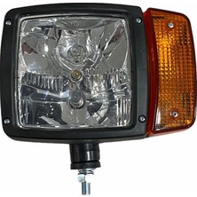 12V Ön Far Sinyalli Soketli Alttan Bağlantılı Iş Makinası Sol