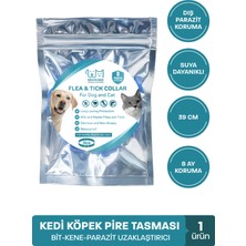 Kedi Pire Kenetasması Kedi Köpek Bit Pire Kene Parazit Kovucu Tasma Ayarlanabilir 39 cm Su Geçirmez 8 Ay Etki