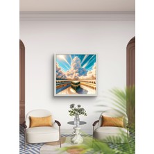 Kabe LED Tablo – 60X60 cm | Sıva Üstü Montajlı, Tak-Çalıştır Sistem, Arapuarlı