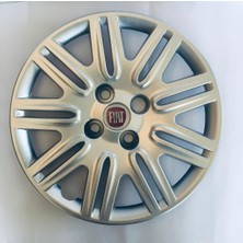 ✔ Fiat Doblo 14" Jant Kapağı Takımı 51766084 Bordo Armalı F003K