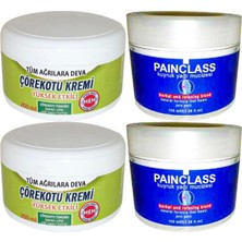Çörek Otu Agrılar Için Xl Boy Krem 2X200 Ml+Painclass Kuyruk Yağı Kremi 2x 100 ml